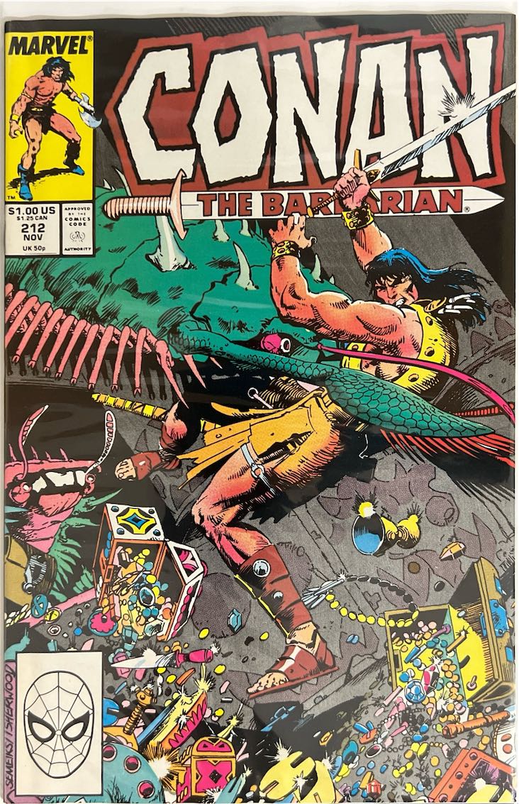 Conan The Barbarian, #212 (Marvel, 1989) - Direct Sales