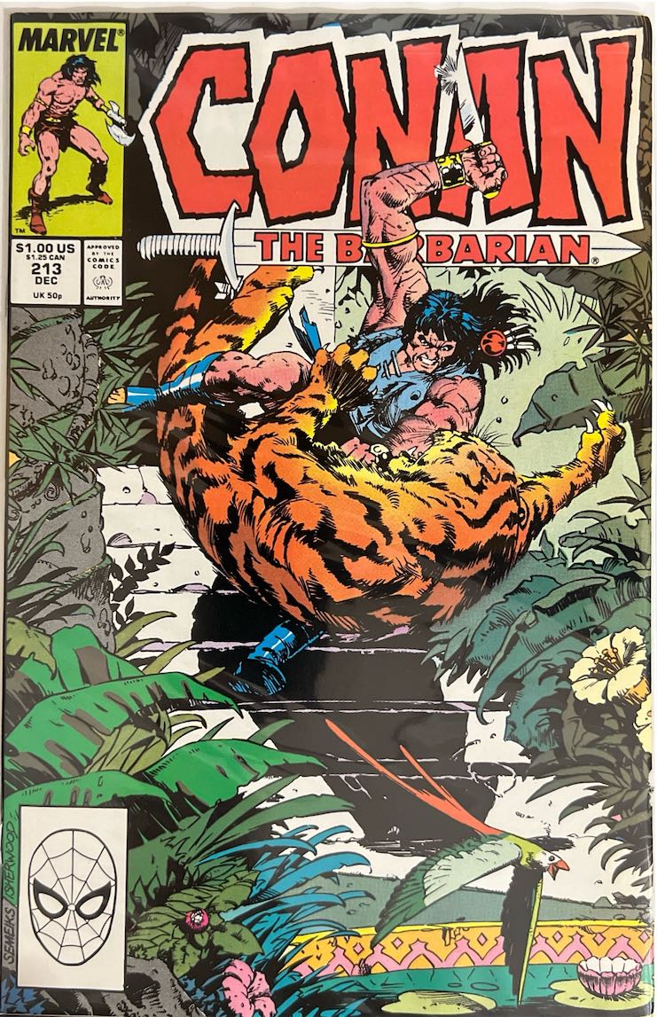 Conan the Barbarian, #213, (Marvel, 1989) - Direct Sales