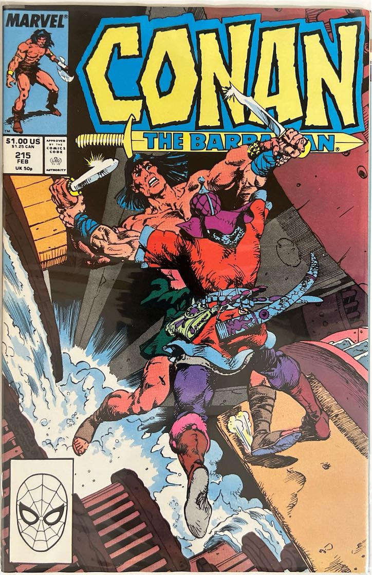 Conan the Barbarian, #215 (Marvel, 1989) - Direct Sales