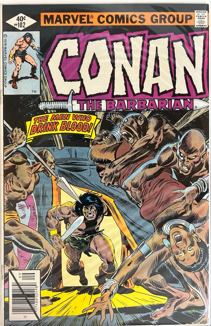 Conan the Barbarian, #102 (Marvel Comics, 1979) - Newsstand Edition