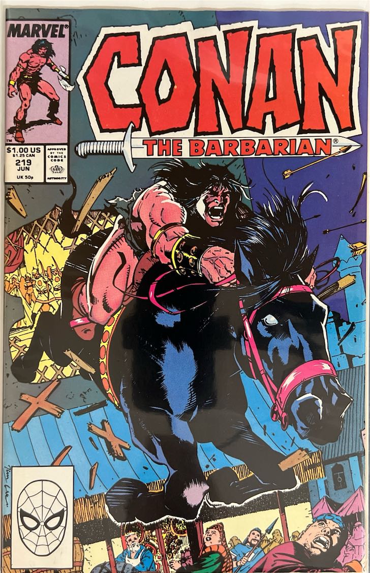 Conan the Barbarian, #219 (Marvel, 1989) - Direct Edition