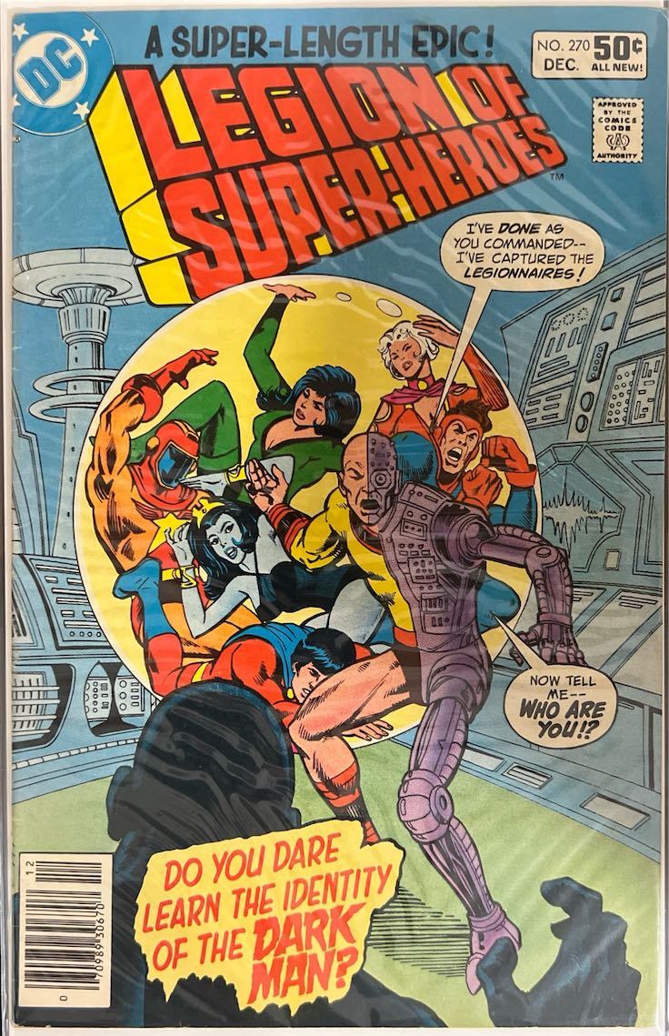 Legion of Super-Heroes, #270, A Super-Length Epic! (DC Comics, 1980) - Direct Sales