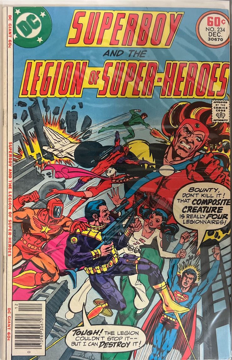 Superboy and the Legion of Super-Heroes, #234 (DC Comics, 1977) - Direct Sales