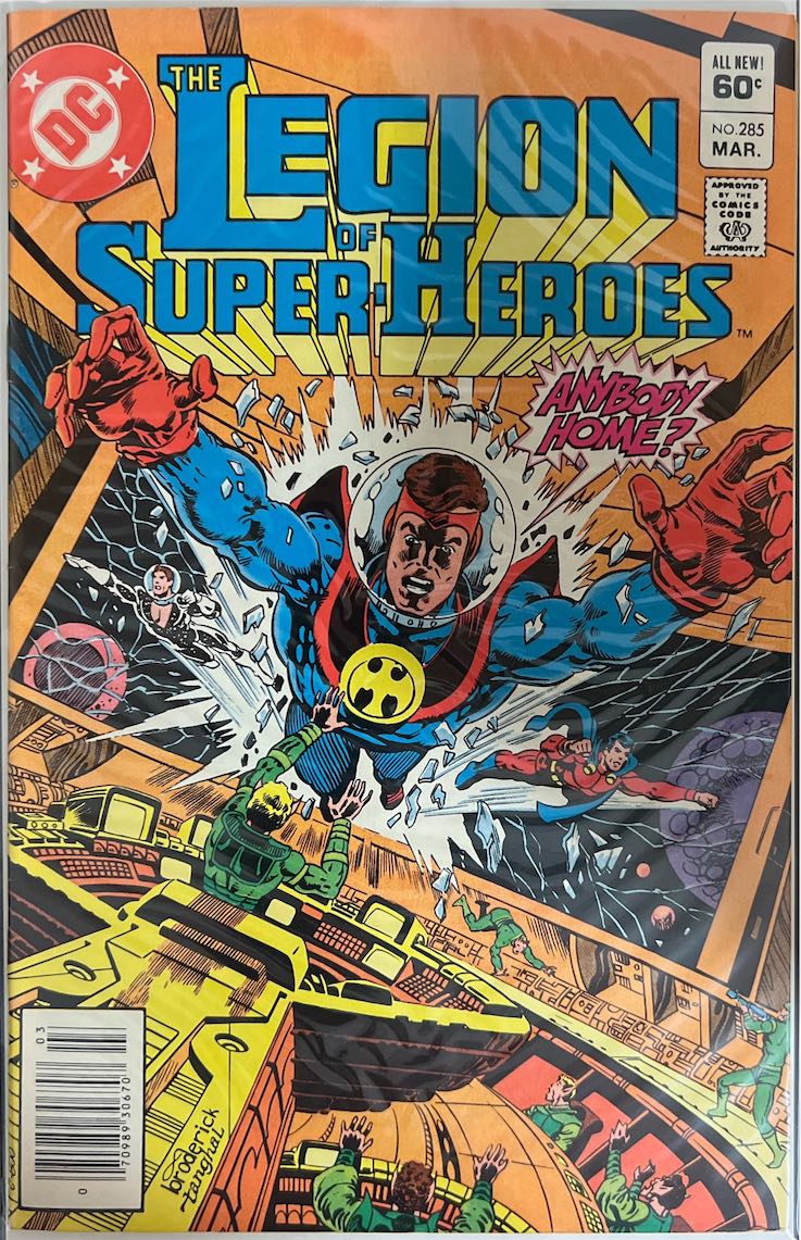 The Legion of Super-Heroes, #285, Anybody Home? (DC Comics, 1982) - Newsstand Edition