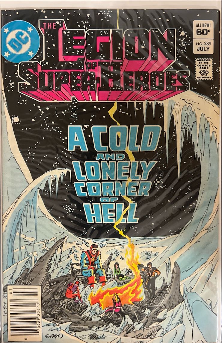 The Legion of Super-Heroes, #289, A Cold and Lonely Corner of Hell (DC, 1982) - Direct Sales Edition