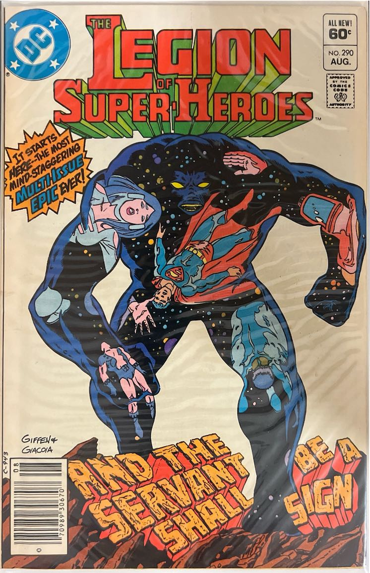 The Legion of Super-Heroes, #290 (DC, 1982) - Newsstand Edition