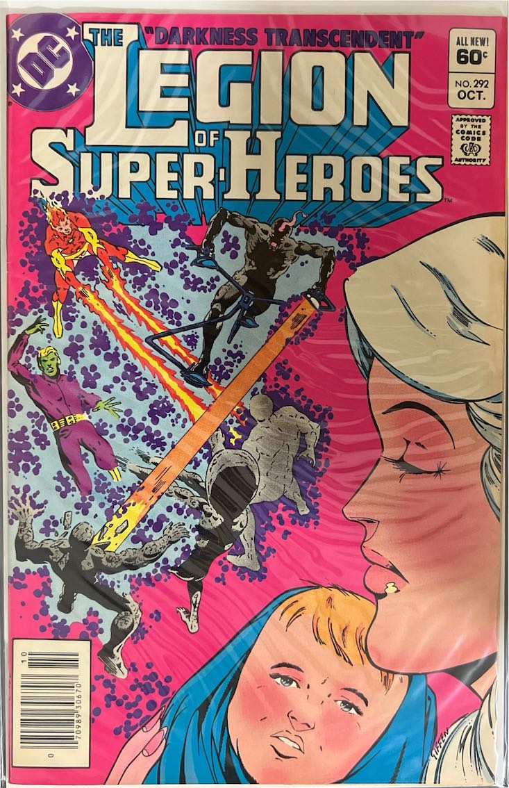 Legion of Super-Heroes, #292, Darkness Transcendent (DC Comics, 1982) - Newsstand Edition