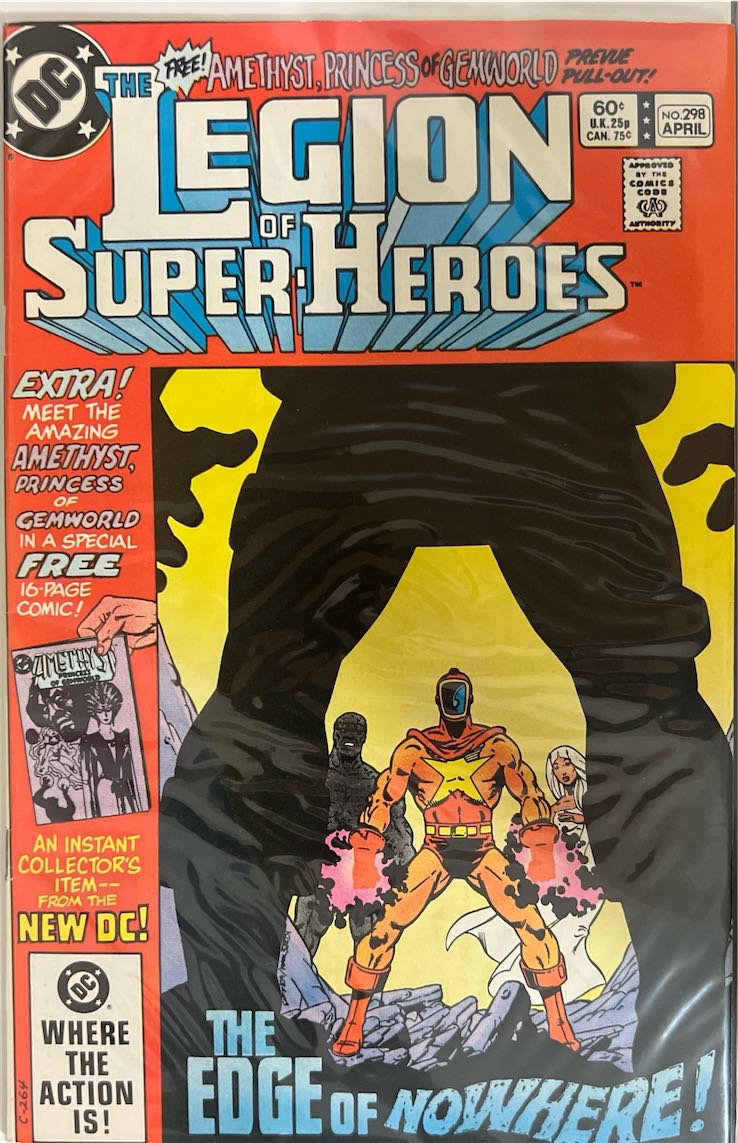 The Legion of Super-Heroes, #298, The Edge of Nowhere! (DC Comics, 1983) - Direct Sales