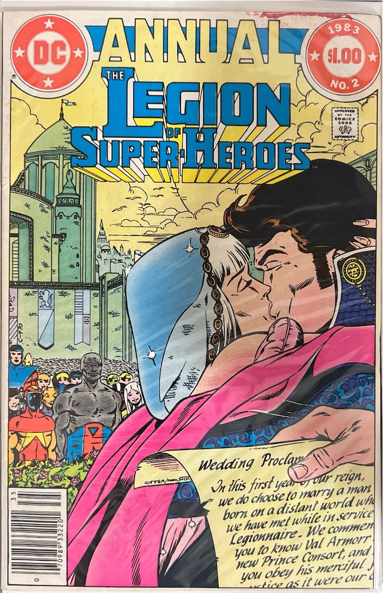 The Legion of Super-Heroes, Annual, #002 (DC Comics, 1983) - Direct Sales