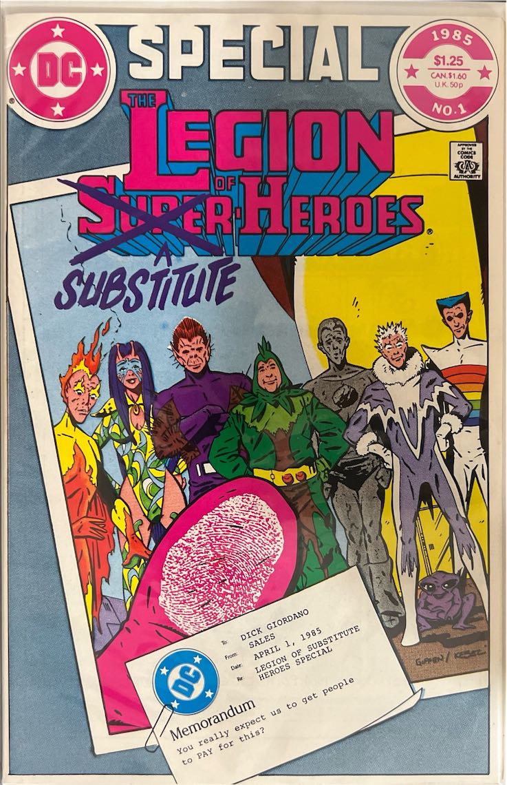 The Legion of Substitute Heroes Special, #001 (DC Comics, 1985) - Direct Sales