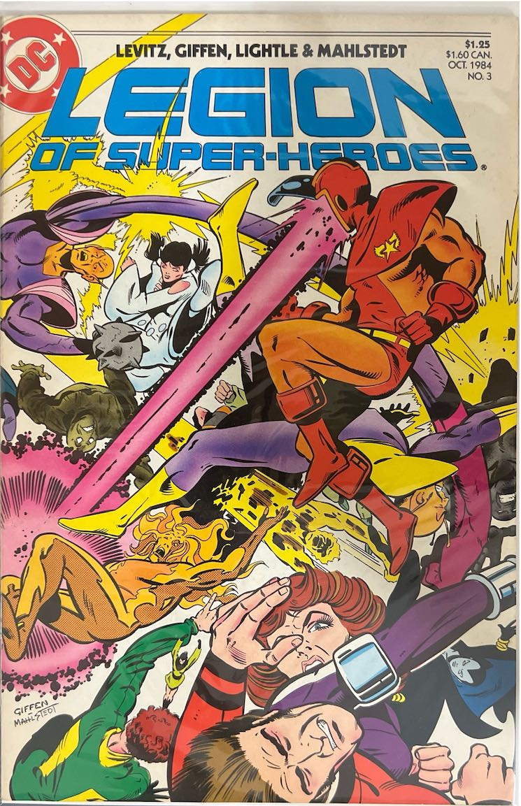 Legion of Super-Heroes, #003, Levitz, Giffen, Lightle & Mahlstedt (DC Comics, 1984) - Direct Sales