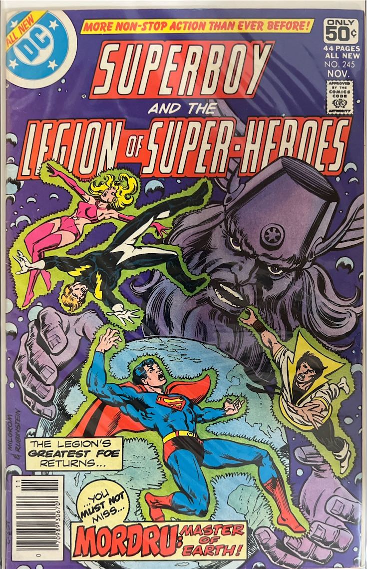 Superboy and the Legion of Super-Heroes, #245, The Legion's Greatest Foe Returns (DC Comics, 1978) - Direct Sales