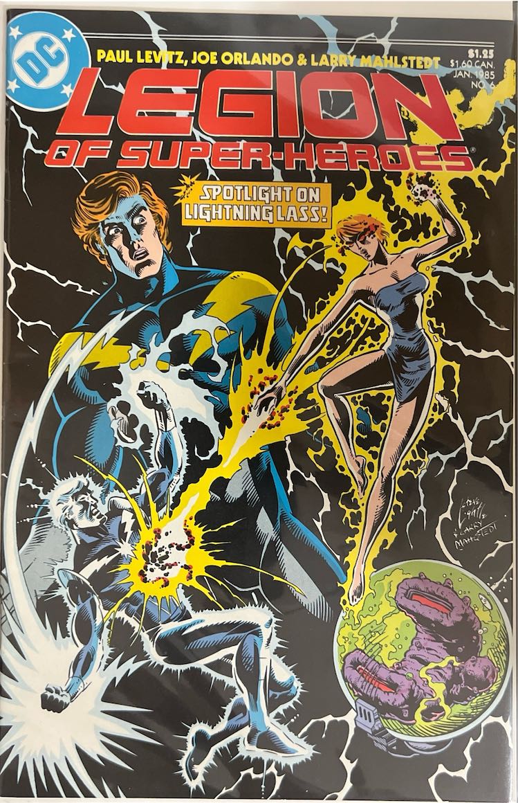 Legion of Super-Heroes, #004, Spotlight on Lightning Lass (DC, 1985) - Direct Edition