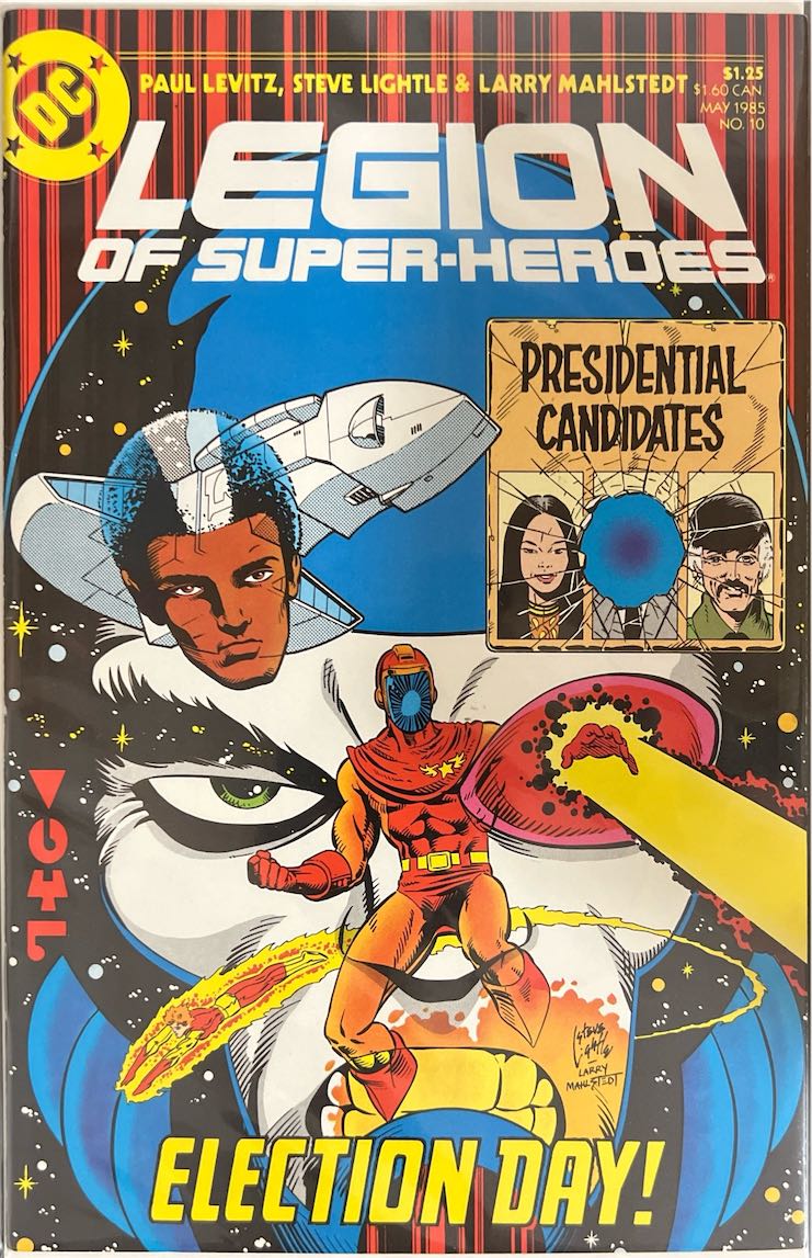 Legion of Super-Heroes, #010, Election Day! (DC Comics, 1985) - Direct Sales