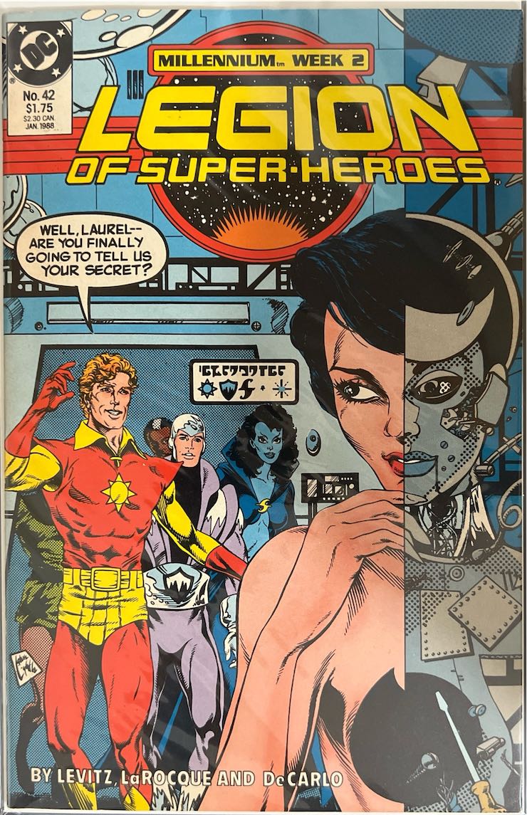 Legion of Super-Heroes, #042, Millennium Week 2 (DC Comics, 1988) - Direct Sales