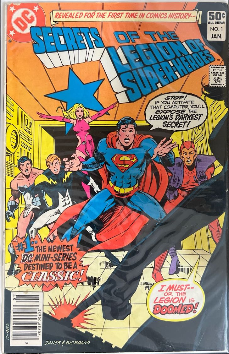 Secrets of the Legion of Super-Heroes, #001, (DC Comics, 1981) - Direct Sales