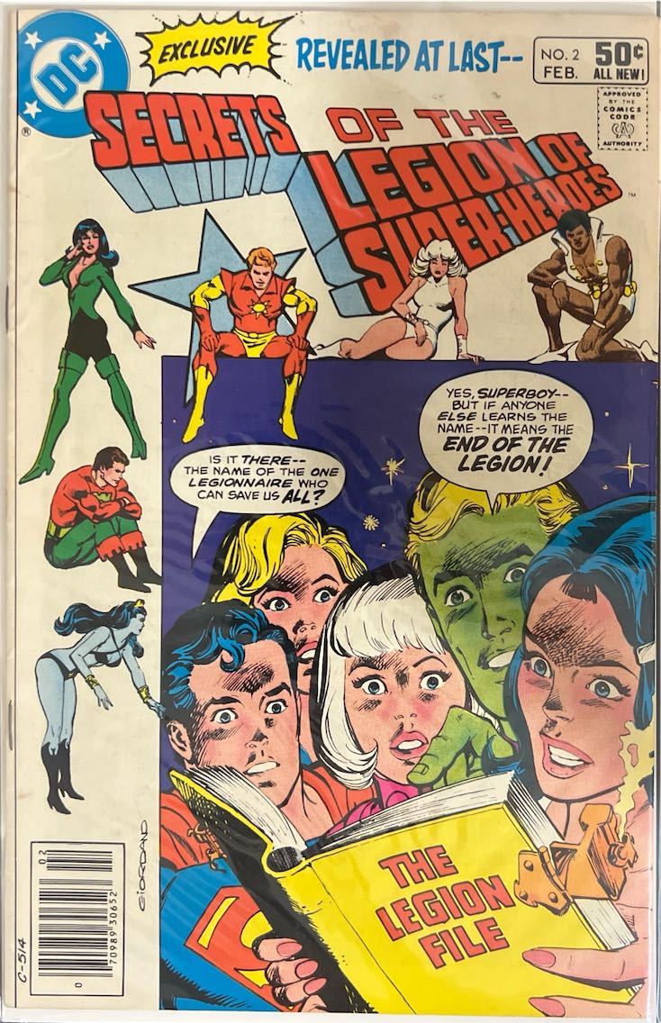 Secrets of the Legion of Super-Heroes, #002, Revealed at Last (DC Comics, 1981) - Direct Sales