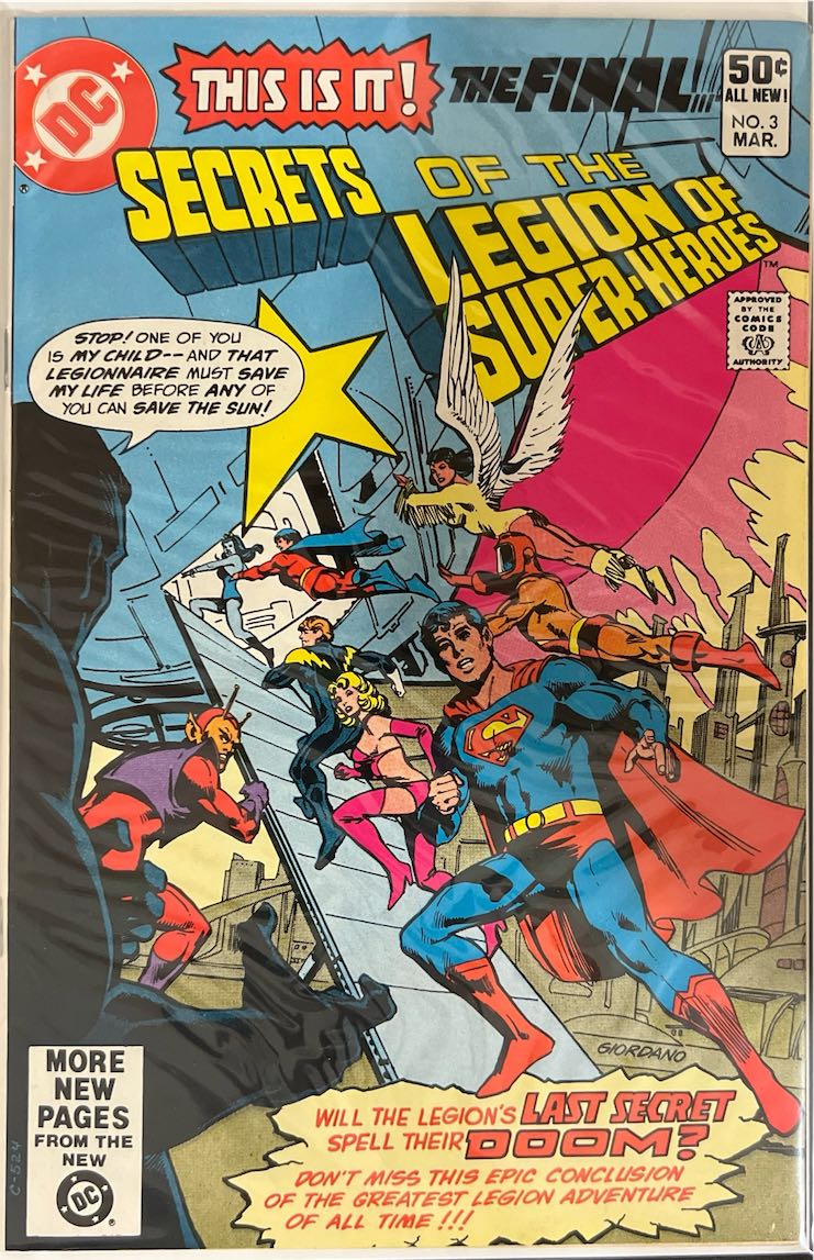 Secrets of the Legion of Super-Heroes, #003, This is It! The Final! (DC Comics, 1981) - Direct Sales Edition