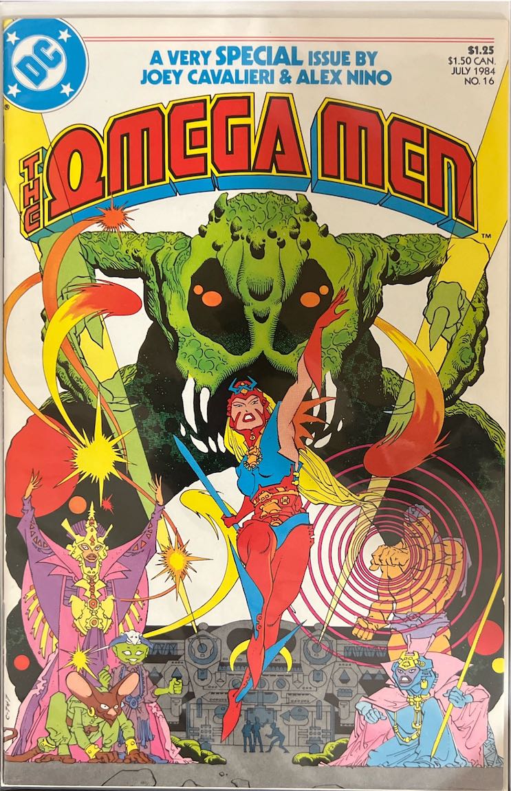 The Omega Men, #016, A Very Special Issue by Joey Cavalieri & Alex Nino (DC Comics, 1984) - Direct Sales