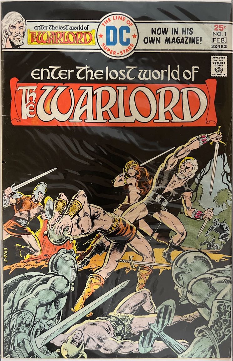 The Warlord, #001, Enter the Lost World of The Warlord (DC Comics, 1976) - Direct Edition