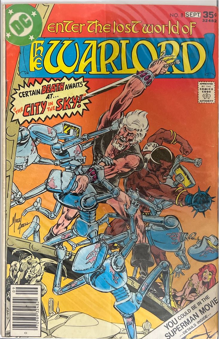 Enter the Lost World of The Warlord, #008 (DC Comics, 1977) - Direct Sales