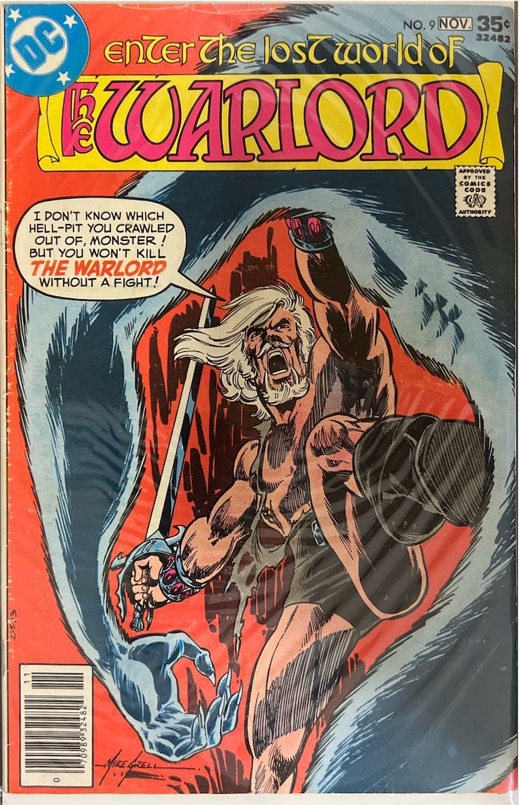 The Warlord, #009, Enter the Lost World of the Warlord (DC, 1977) - Direct Sales