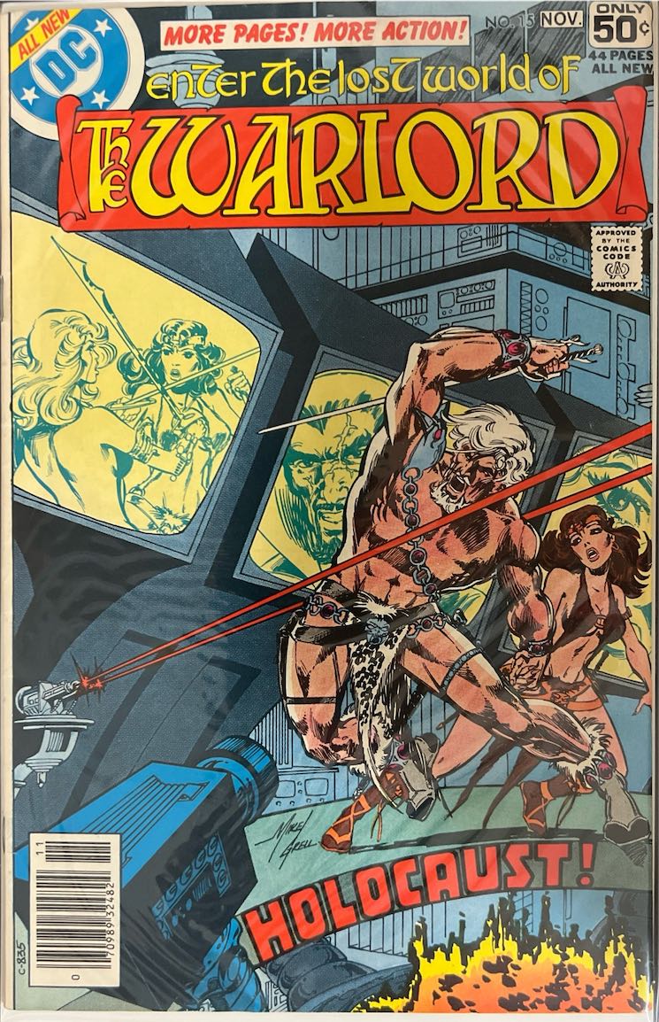 Enter the Lost World of The Warlord, #015, Holocaust! (DC Comics, 1978) - Direct Sales