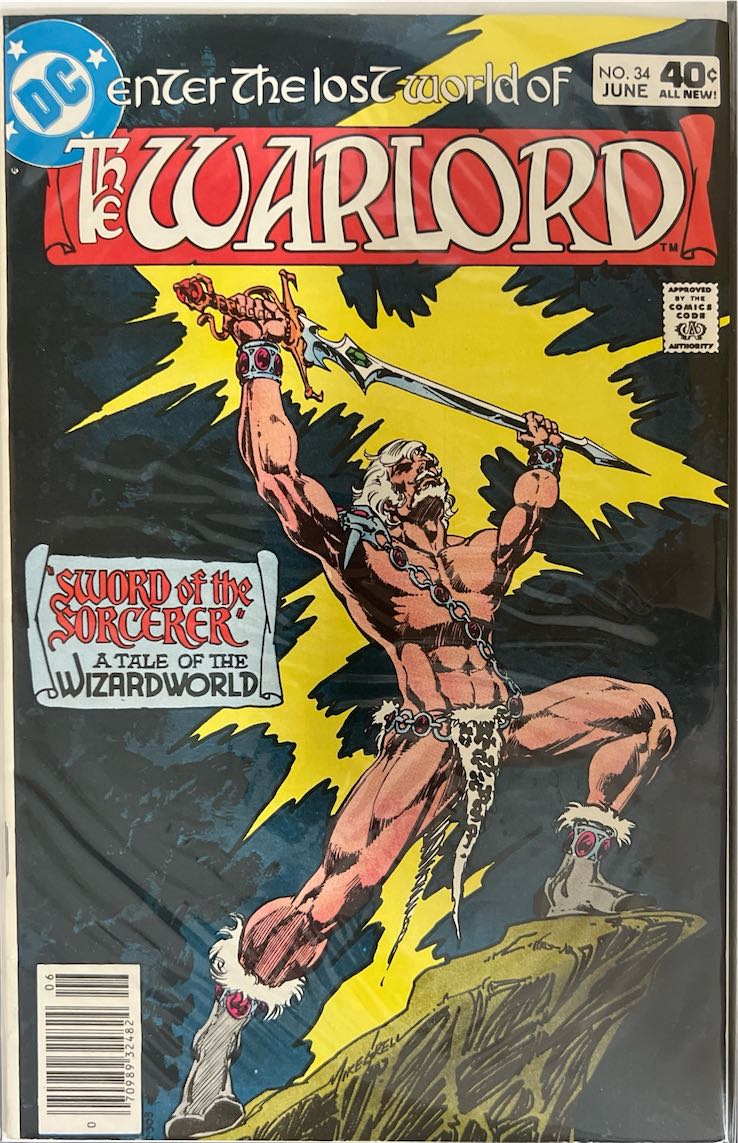 The Warlord, #034, Sword of the Sorcerer (DC Comics, 1980) - Direct Sales