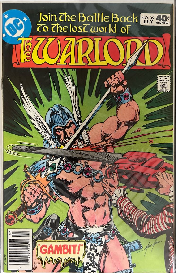 The Warlord, #035, Gambit! (DC Comics, 1980) - Direct Sales