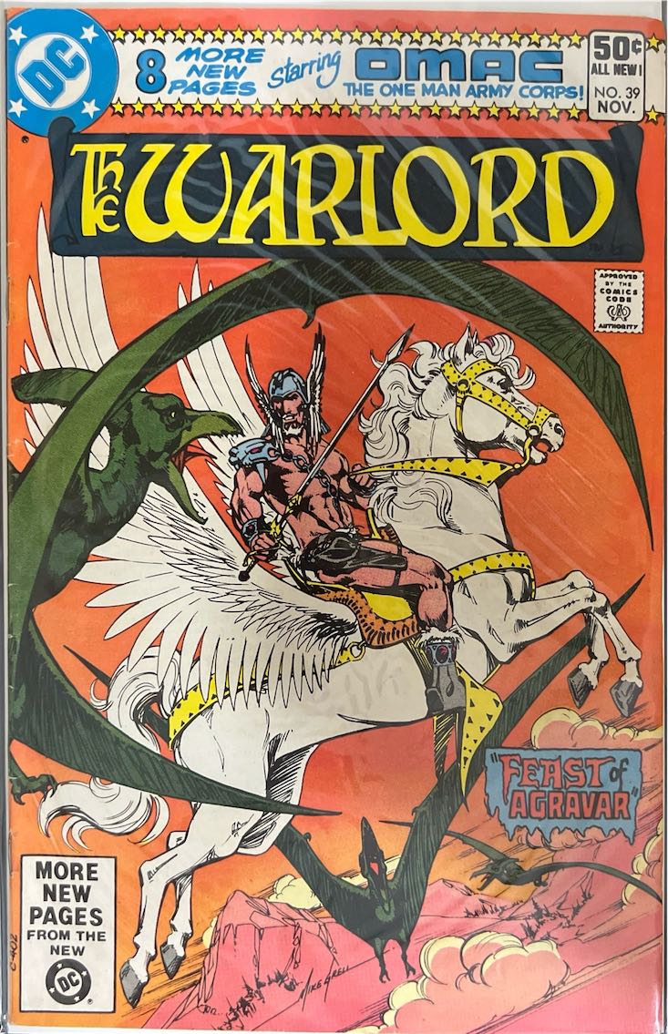 The Warlord, #039, Feast of Agravar (DC Comics, 1980) - Direct Edition