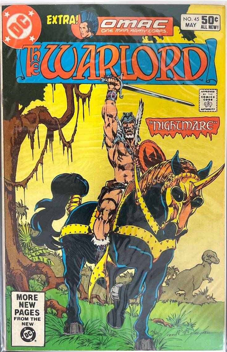 The Warlord, #045, "Nightmare" (DC Comics, 1981) - Direct Sales Edition