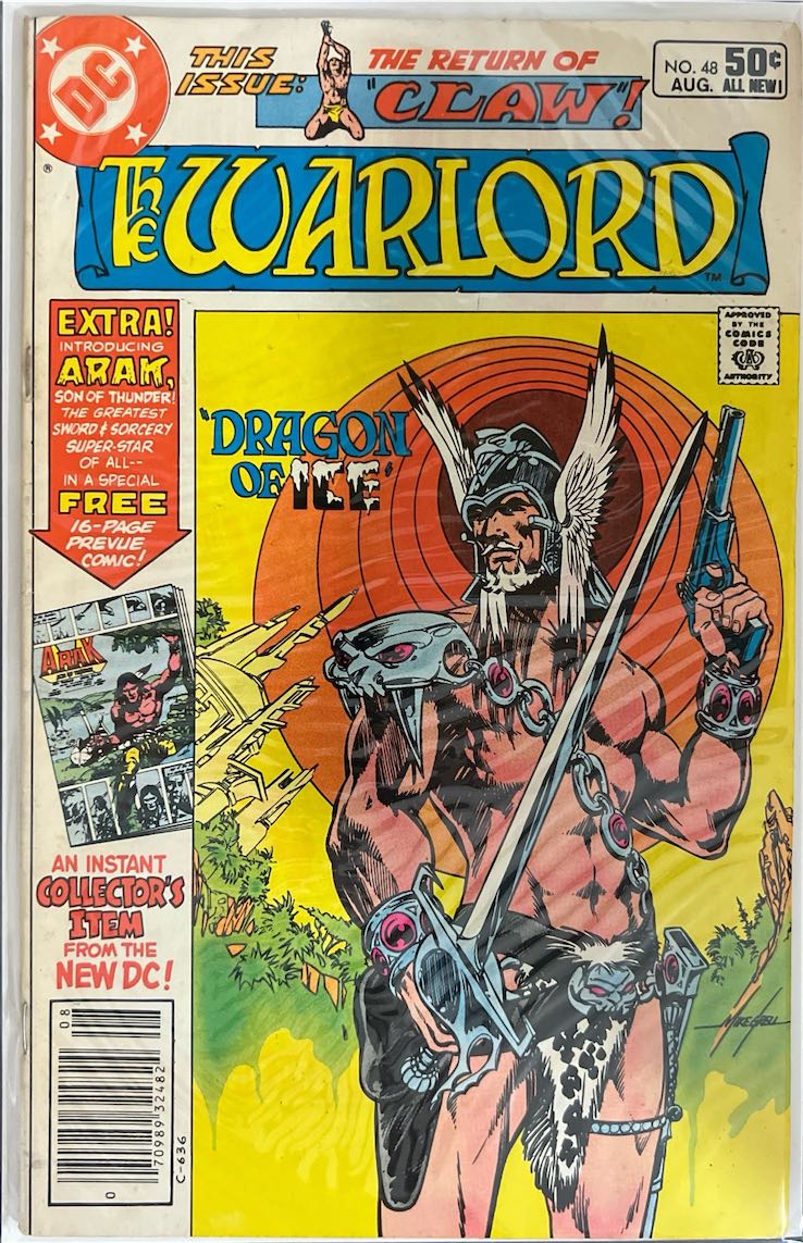 The Warlord, #048, Dragon of Ice (DC Comics, 1981) - Newsstand Edition