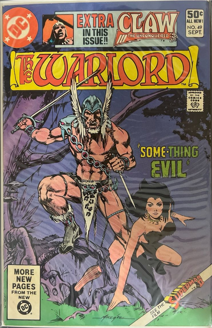 The Warlord, #049, 'Something Evil' (DC Comics, 1981) - Direct Edition