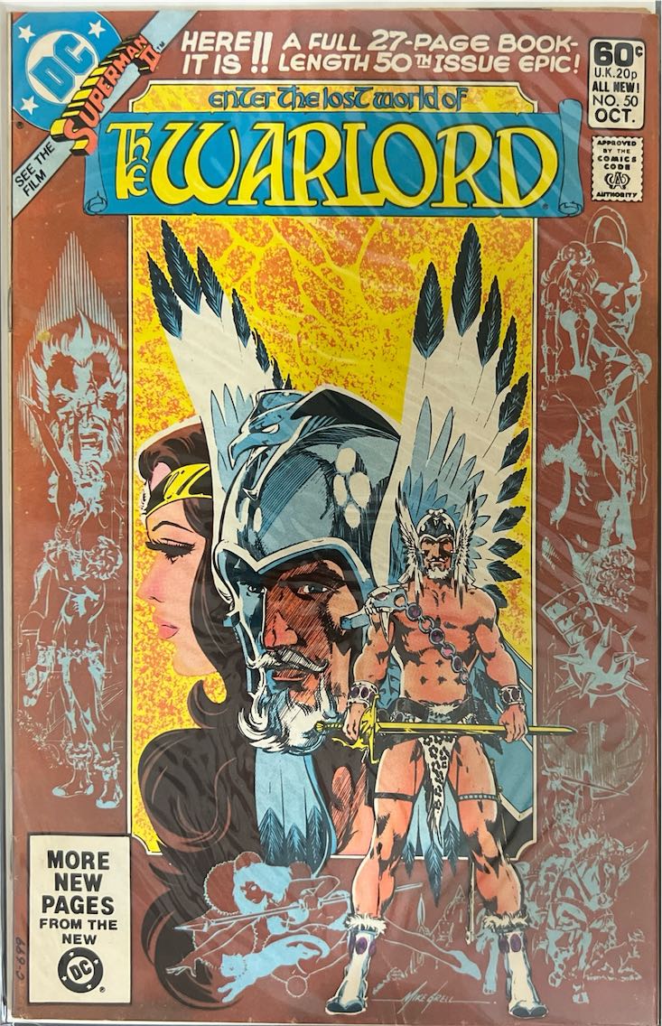 The Warlord, #050, Enter the Lost World of The Warlord (DC Comics, 1981) - Direct Sales