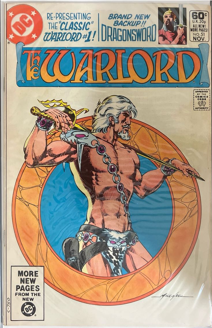 The Warlord, #051, Dragonsword (DC Comics, 1981) - Direct Sales