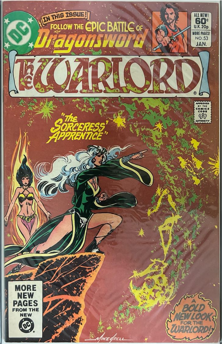 The Warlord, #053, The Sorceress' Apprentice (DC Comics, 1982) - Direct Sales