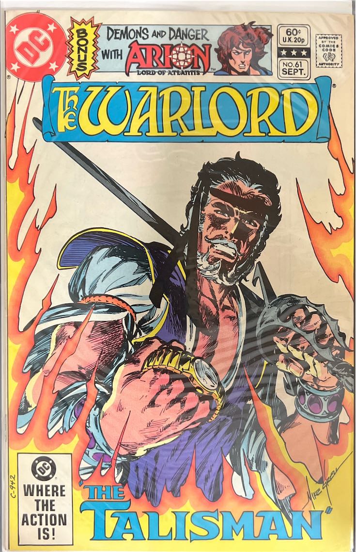 Warlord, #061, The Talisman (DC Comics, 1982) - Newsstand Edition