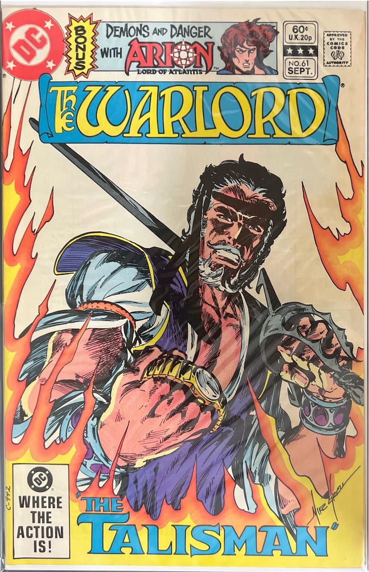 The Warlord, #061, The Talisman (DC, 1982) - Direct Edition