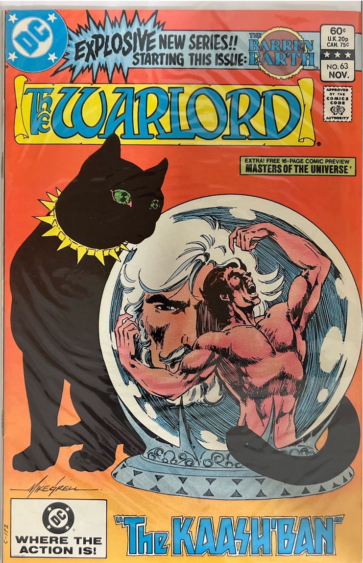 The Warlord, #063, "The Kaash'Ban" (DC Comics, 1982) - Direct Sales