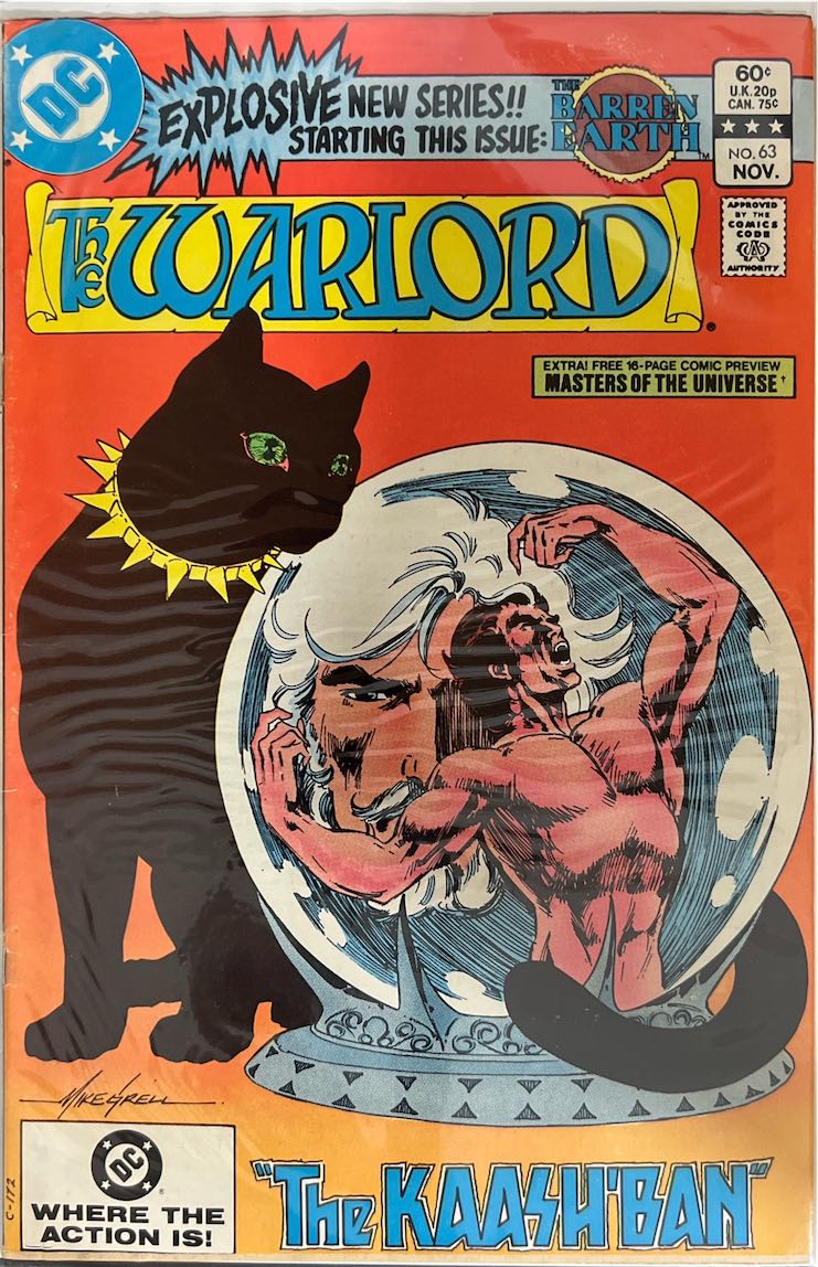 The Warlord, #063, The Kaash'ban (DC Comics, 1982) - Direct Sales