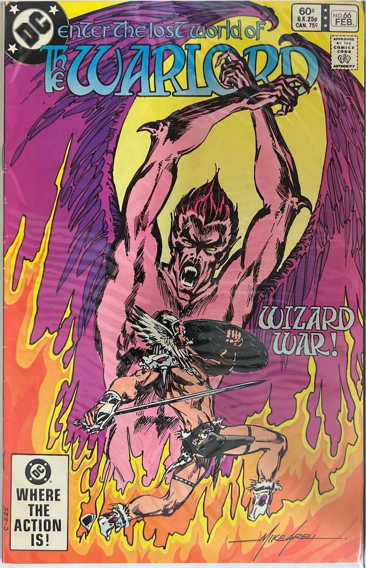 Enter the Lost World of the Warlord, #066, Wizard War! (DC Comics, 1983) - Direct Sales