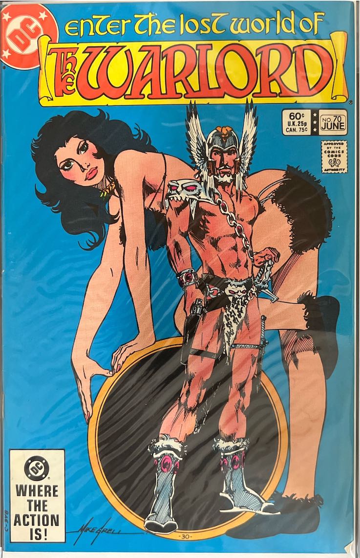 The Warlord, #070, Enter the Lost World (DC Comics, 1983) - Newsstand Edition