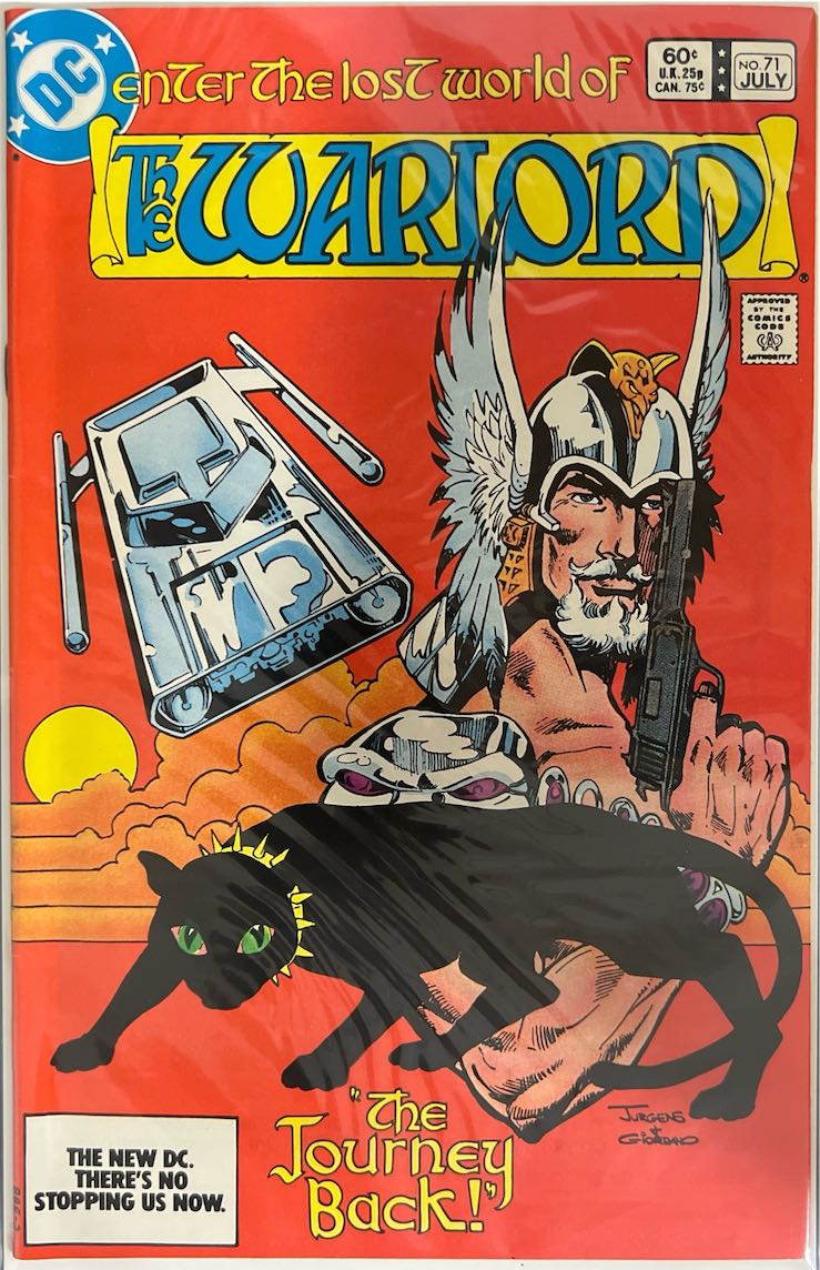 The Warlord, #071, "The Journey Back!" (DC Comics, 1983) - Direct Sales Edition