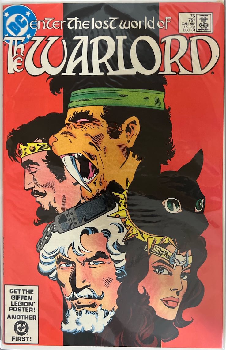 The Warlord, #076, Enter the Lost World of the Warlord (DC Comics, 1983) - Direct Sales