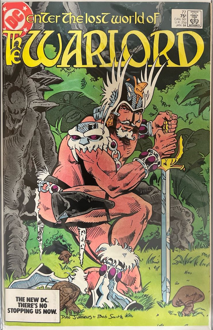 The Warlord, #077, Enter the Lost World Of (DC Comics, 1984) - Direct Sales