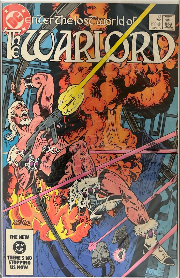 Enter the Lost World of the Warlord, #082 (DC Comics, 1984) - Direct Sales