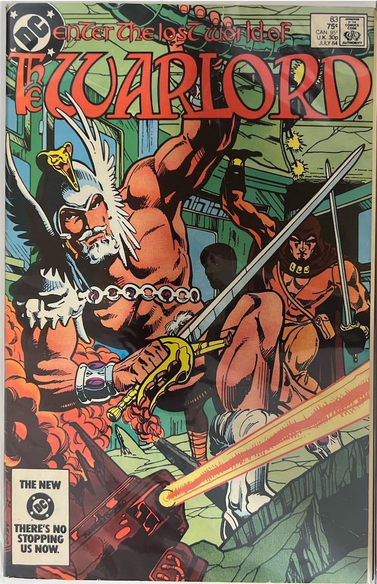 The Warlord, #083, Enter the Lost World (DC Comics, 1984) - Direct Sales