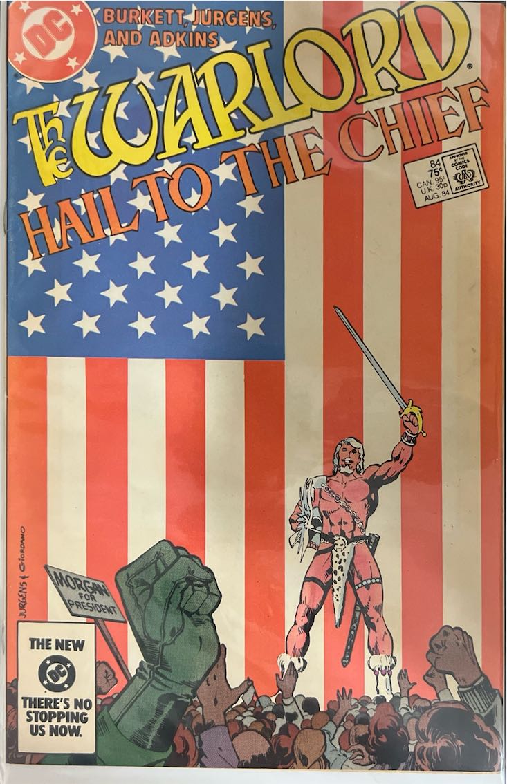 The Warlord, #084, Hail to the Chief (DC Comics, 1984) - Direct Sales