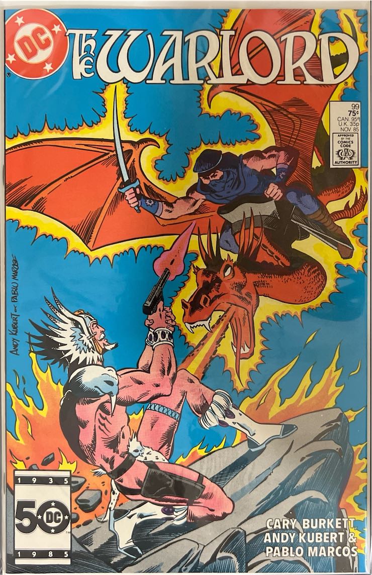 The Warlord, #099, (DC Comics, 1985) - Direct Sales Edition