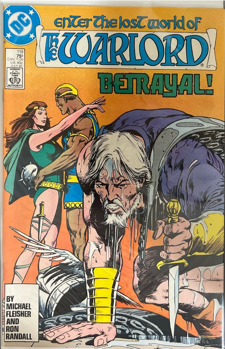 The Warlord, #119, Betrayal! (DC Comics, 1987) - Direct Sales